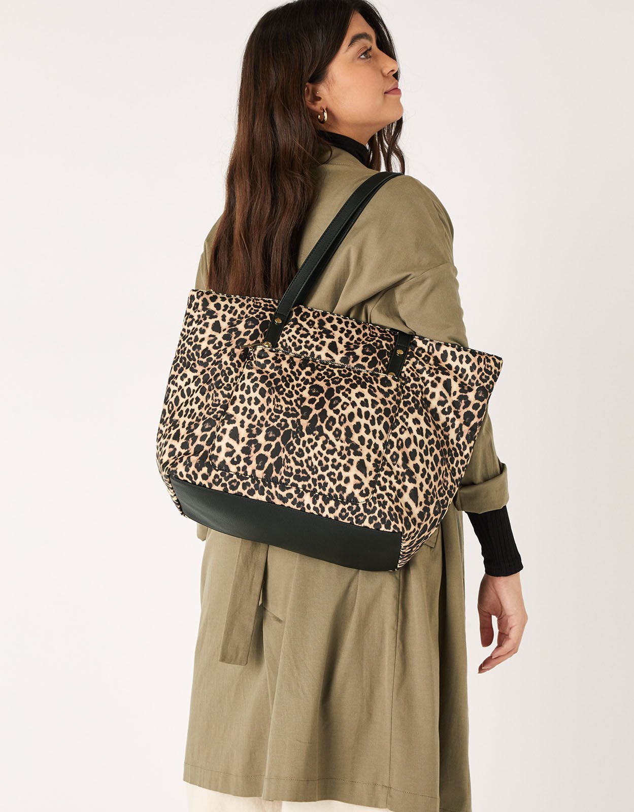 Accessorize leopard print bag sales