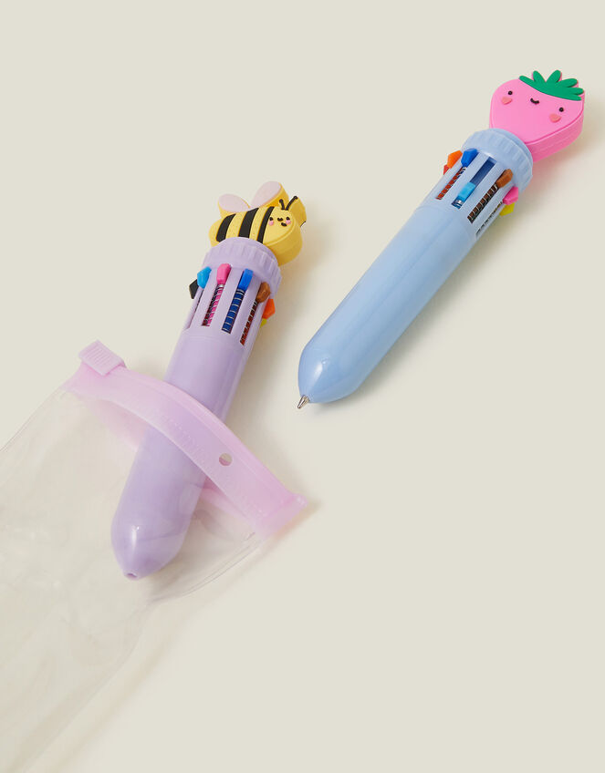2-Pack Girls Mini Multi Colour Pens, , large