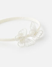 Lace Butterfly Headband, , large