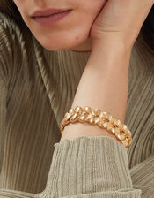 Textured Plait Bangle , , large