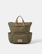 Multi-Pocket Canvas Backpack, , large