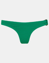 Textured Bikini Bottoms, Green (GREEN), large