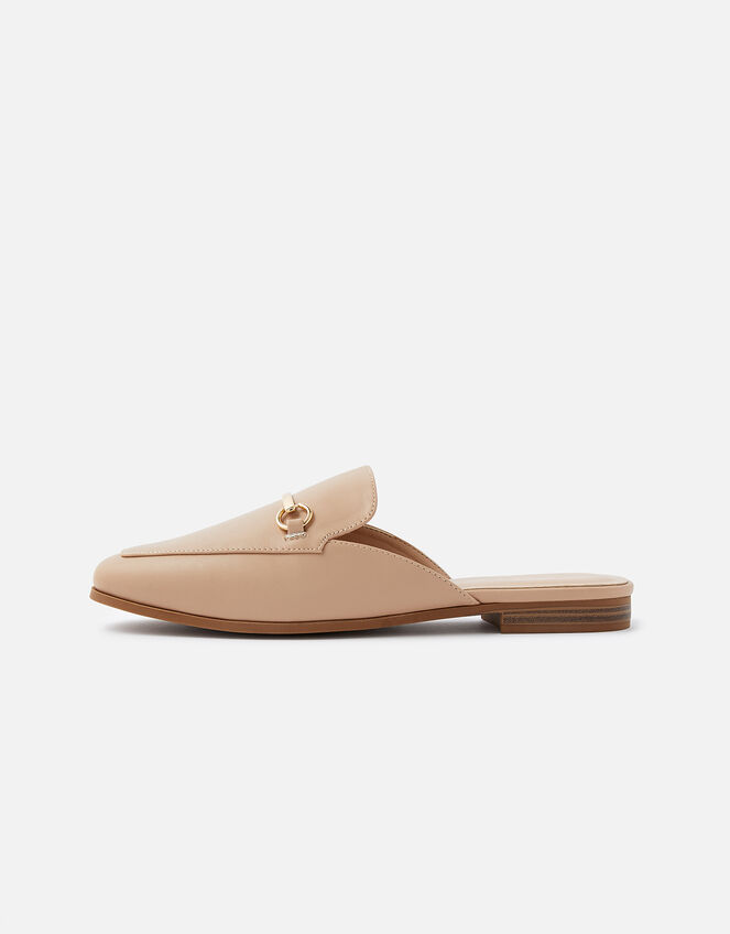 Backless Loafers, Nude (NUDE), large