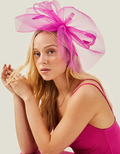 Rhea Large Crin Fascinator, Pink (PINK), large