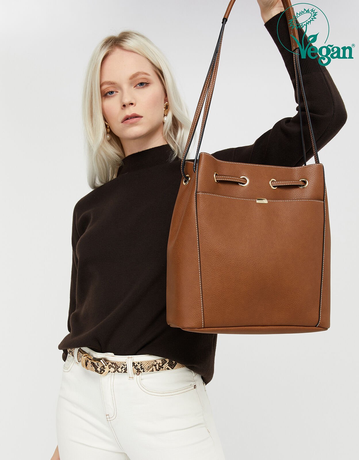 Nerissa Vegan Handbag Tan