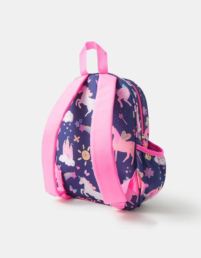 Girls Unicorn Print Backpack, , large
