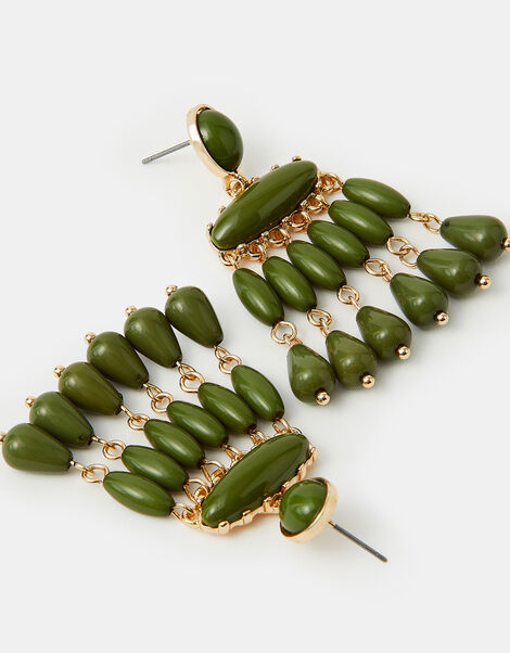 Beaded Chandelier Drop Earrings, , large