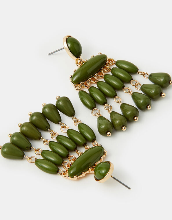 Beaded Chandelier Drop Earrings, , large