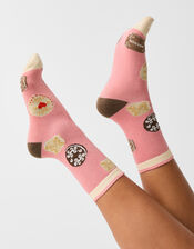 Biscuit Print Socks, , large