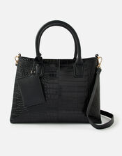 Caroline Handheld Bag, Black (BLACK), large