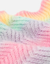 Girls Rainbow Space Dye Snood, , large