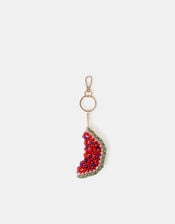 Watermelon Beaded Bag Charm, , large