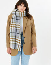 Wonder Check Blanket Scarf, , large