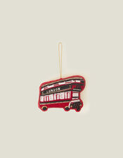 Embellished London Bus Hanging Decoration, , large