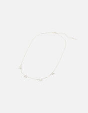 Mama Pendant Necklace, Silver (SILVER), large