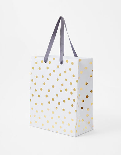 Gold Spot Medium Gift Bag, , large