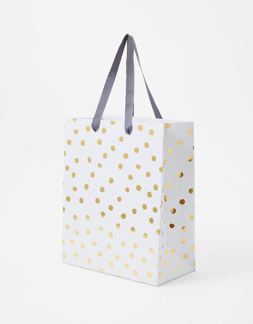 Gold Spot Medium Gift Bag, , large