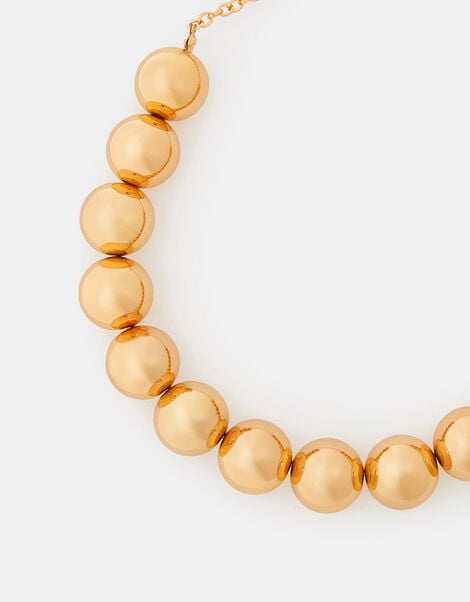 Chunky Bead Collar Necklace, , large