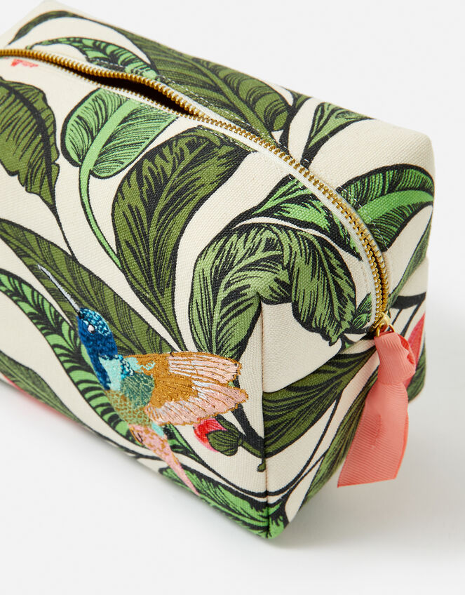Botanical Bird Large Wash Bag, , large