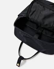 Frida Canvas Backpack , Black (BLACK), large