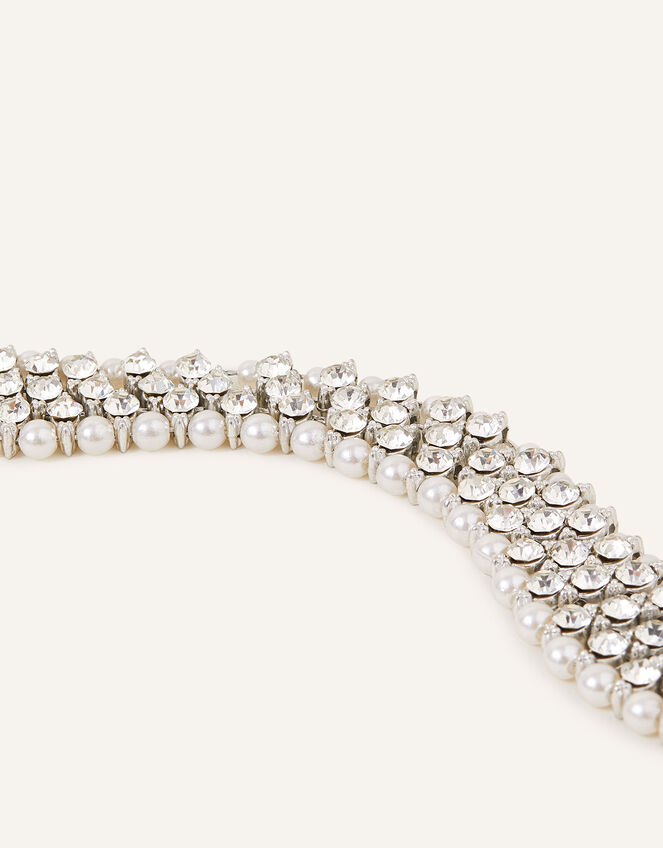 Sparkle Bead Collar Necklace, , large