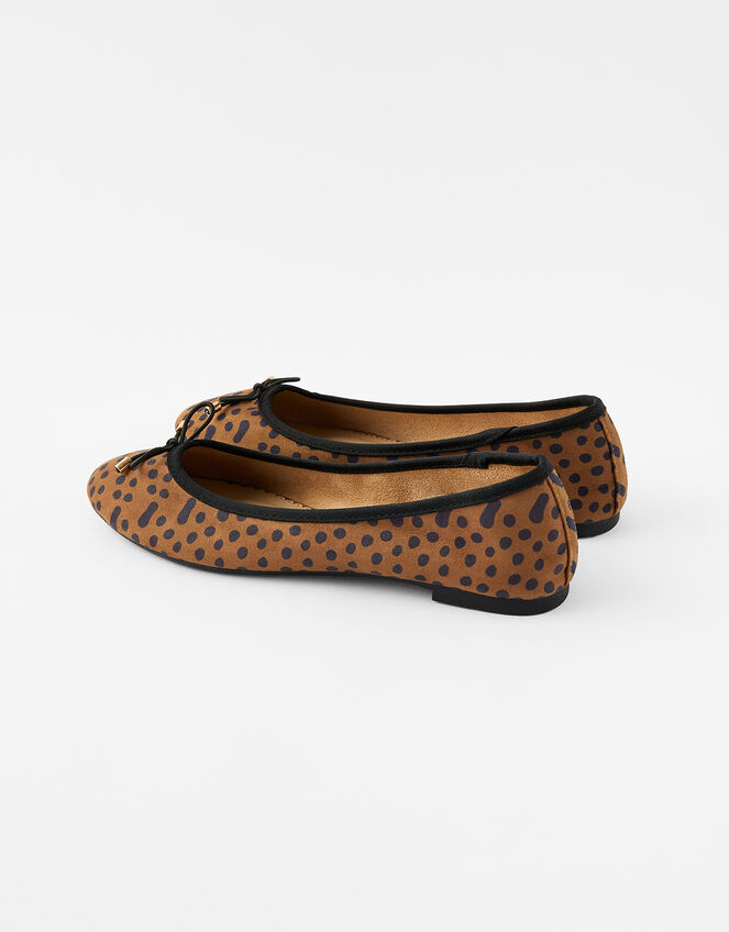 Leopard Ballerina Flats, Multi (DARKS-MULTI), large