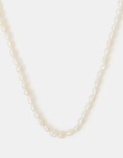 14ct Gold-Plated Seed Pearl Necklace, , large