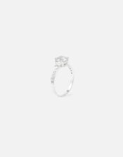 Sterling Silver Amanda Engagement Ring, Silver (ST SILVER), large