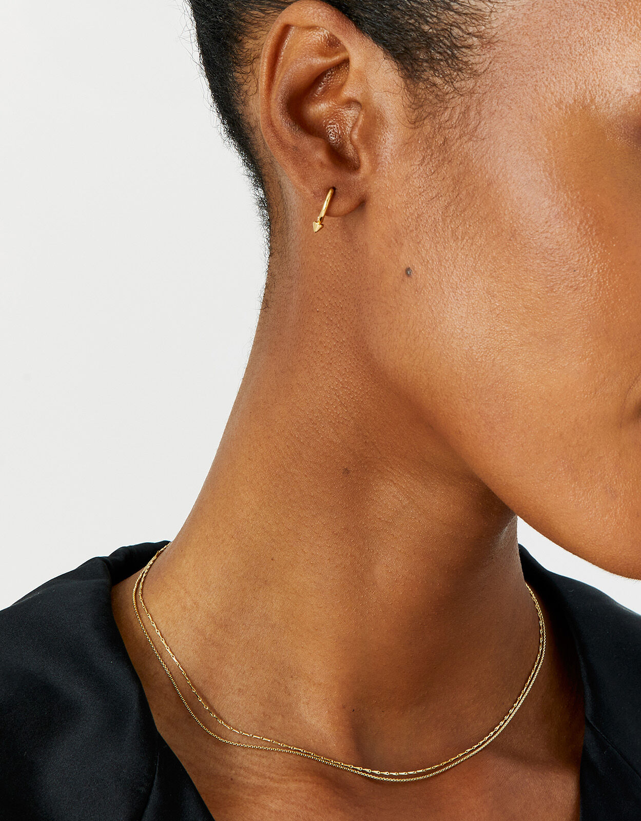 Stud and hotsell hoop earring set