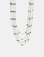 Stone Station Layered Necklace, , large