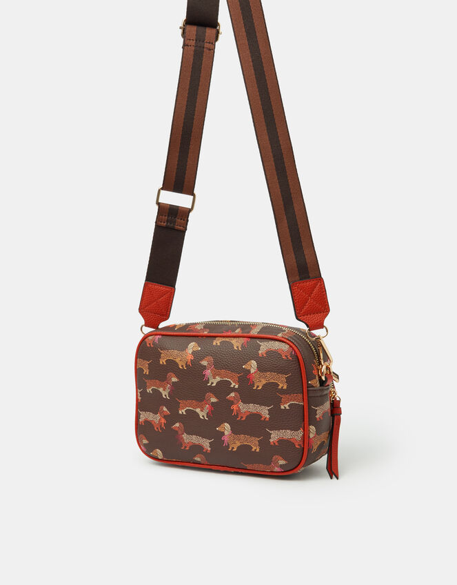 Sausage Dog Crossbody Bag, , large