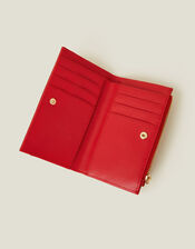 Medium Faux Leather Slimline Purse, , large
