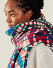 Algie Check Print Blanket Scarf, , large