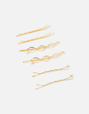 Pearl End Mixed Hair Grip Multipack, , large