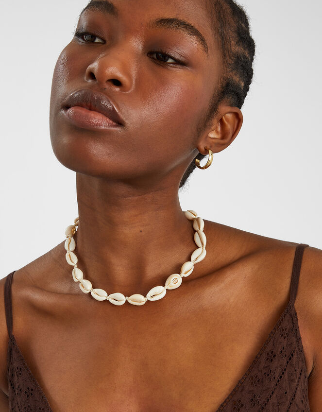 Cowrie Shell Necklace, , large