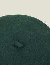 Wool Beret, Green (GREEN), large