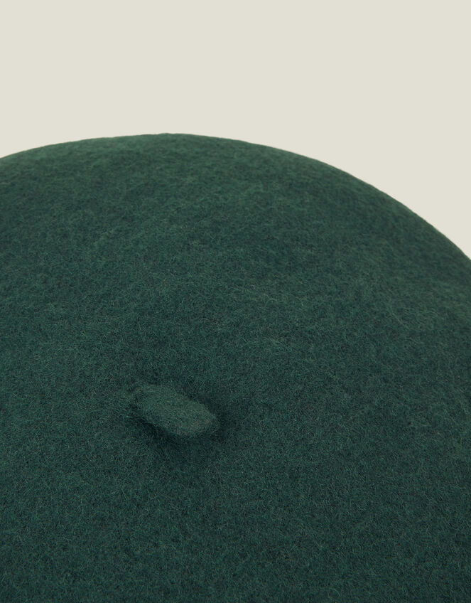 Wool Beret, Green (GREEN), large