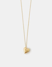 14ct Gold-Plated Heart Pendant Necklace, , large