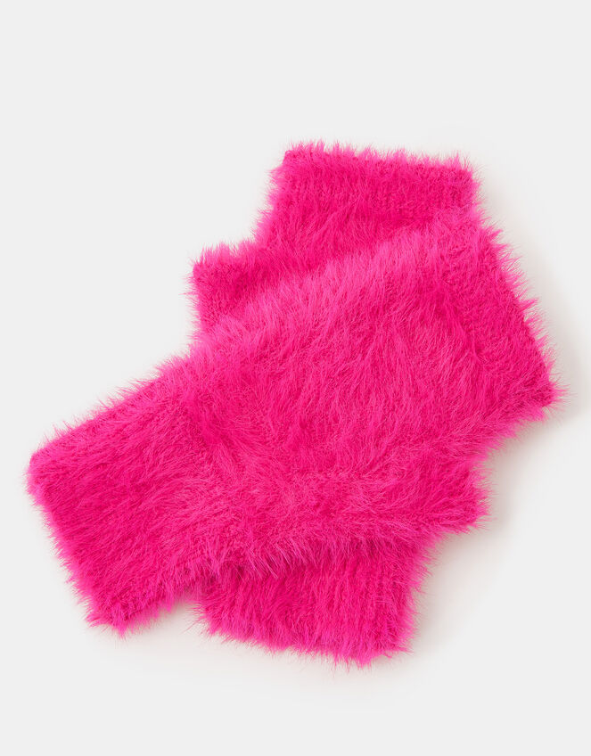 Fuzzy Fingerless Gloves, , large