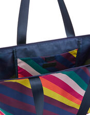 Rainbow Print Shopper Bag, , large