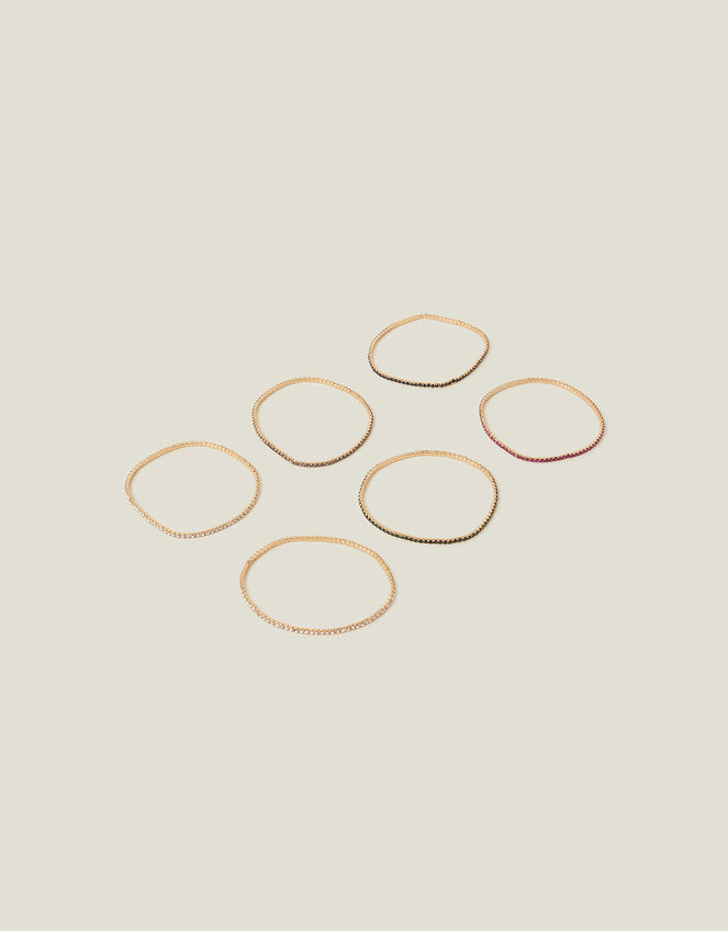 6-Pack Cup Chain Stretch Bracelets, , large