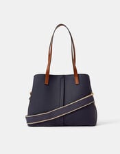 Webbing Strap Shoulder Bag , Multi (DARKS MULTI), large
