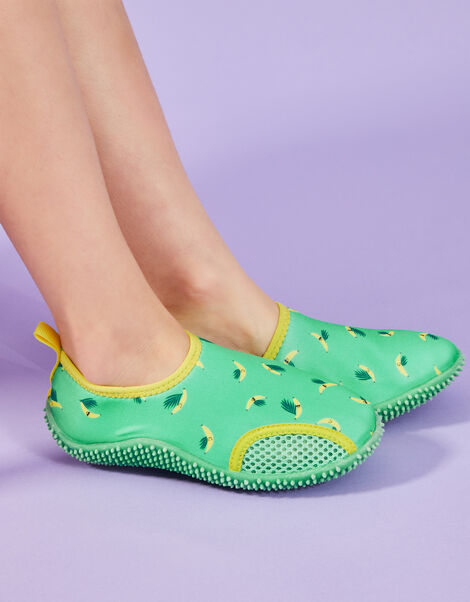 Girls Banana Swim Shoes, Green (GREEN), large