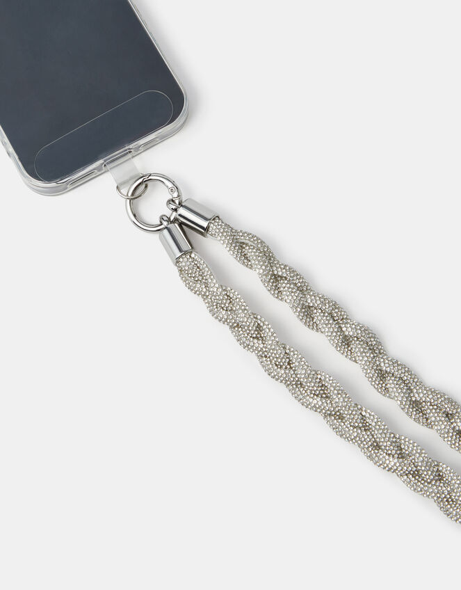 Braided Diamant&eacute; Phone Strap, , large