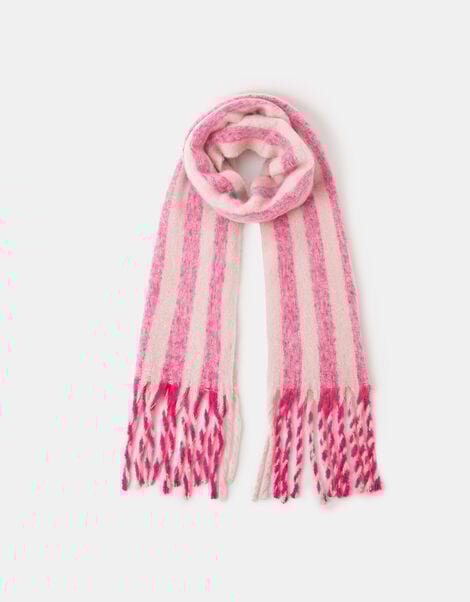 Super Soft Stripe Scarf, , large