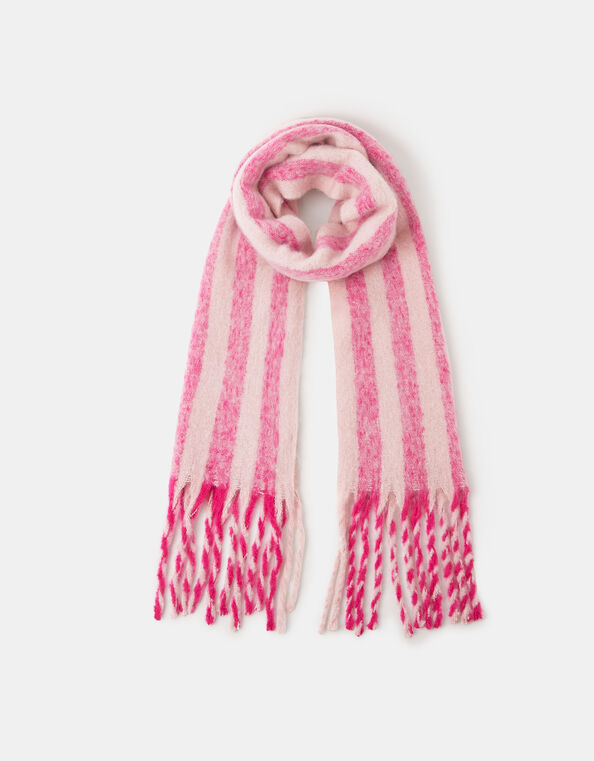 Super Soft Stripe Scarf, , large