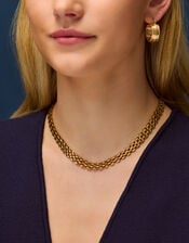 14ct Gold-Plated Watch Link Necklace, , large