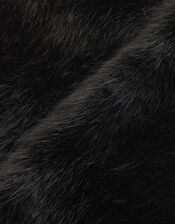 Faux Fur Tippet, Black (BLACK), large