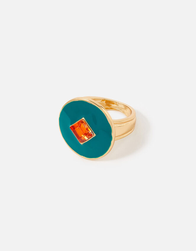 Reconnected Statement Enamel Ring Rings Accessorize UK