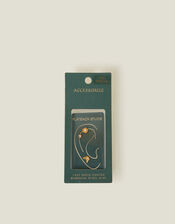 3-Pack 14ct Gold-Plated Flower Flatback Stud Earrings, , large